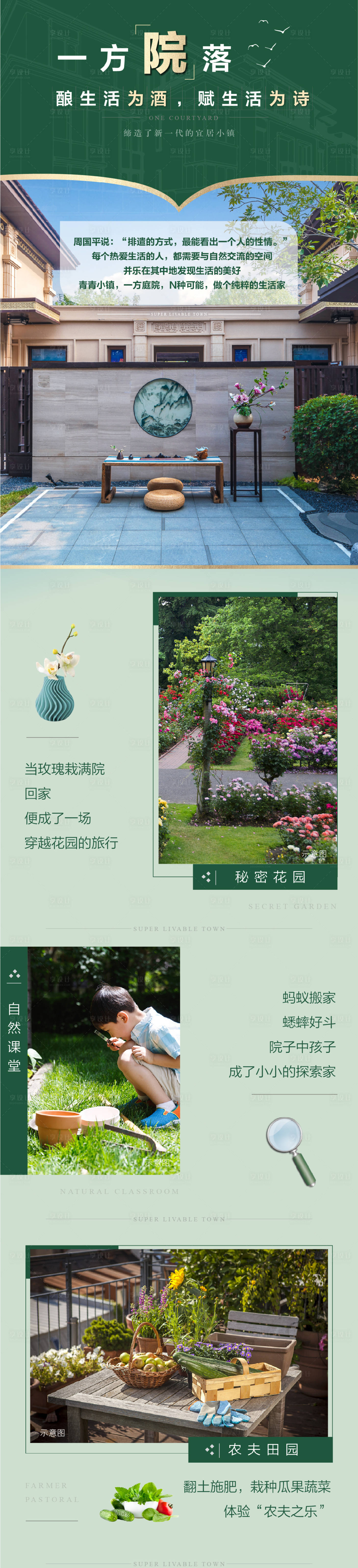 源文件下載【享設(shè)計(jì)】搜索編號：23600004258437487【院子價(jià)值點(diǎn)長圖】
