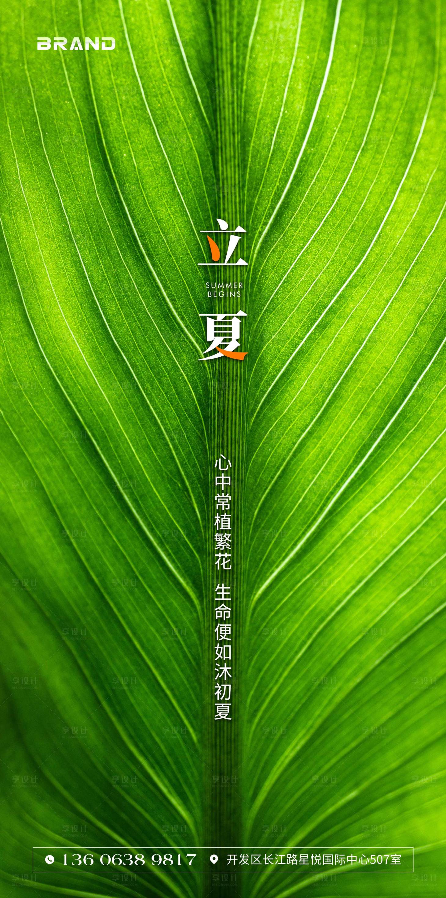 源文件下載【享設計】搜索編號：99300004436958717【立夏節氣海報】
