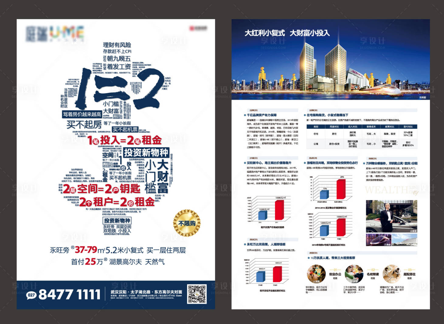 源文件下載【享設計】搜索編號：99800004232765780【房地產投資DM宣傳單】