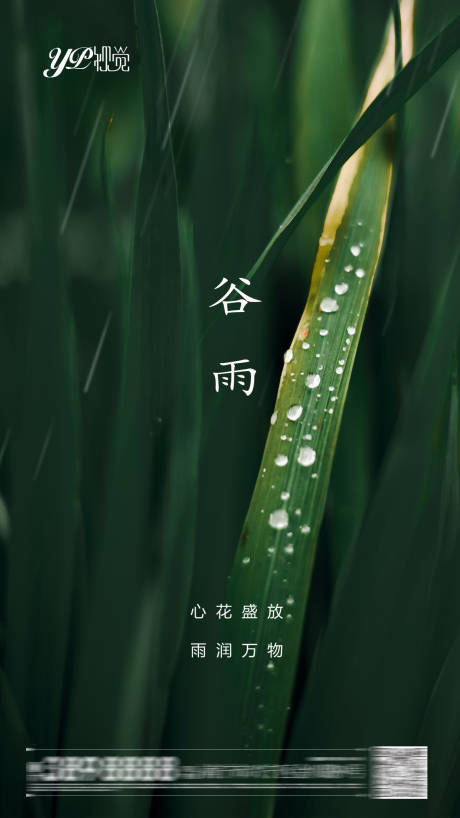 源文件下载【地产谷雨海报】编号：20210407112208932