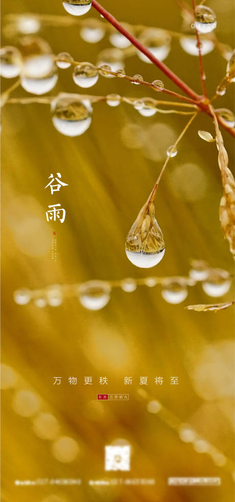 源文件下载【谷雨节气海报】编号：77910004143519356