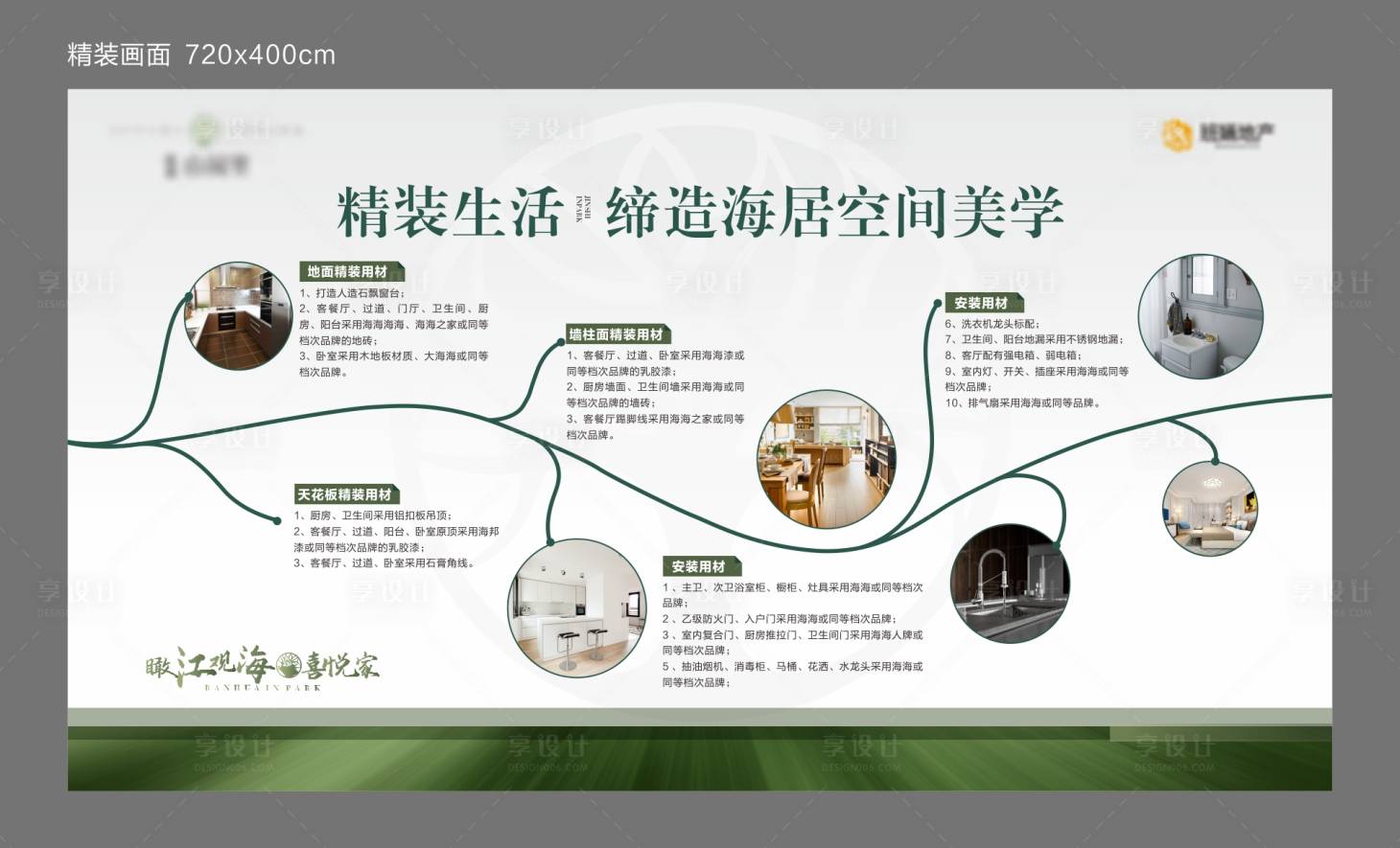 源文件下载【地产品牌墙展板】编号：11140004443255305