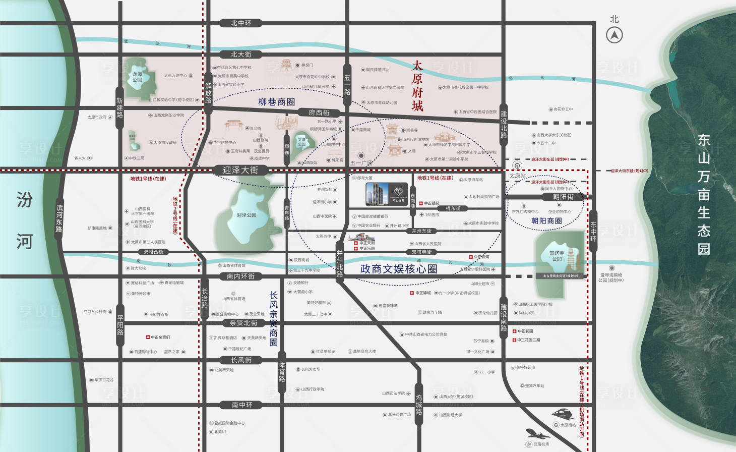 源文件下載【地產(chǎn)區(qū)位圖展板】編號(hào)：26690004501595603