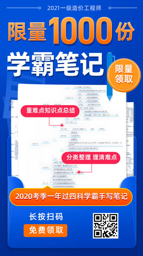 编号：20210412115743286【享设计】源文件下载-蓝色教育考试资料笔记宣传促销海报