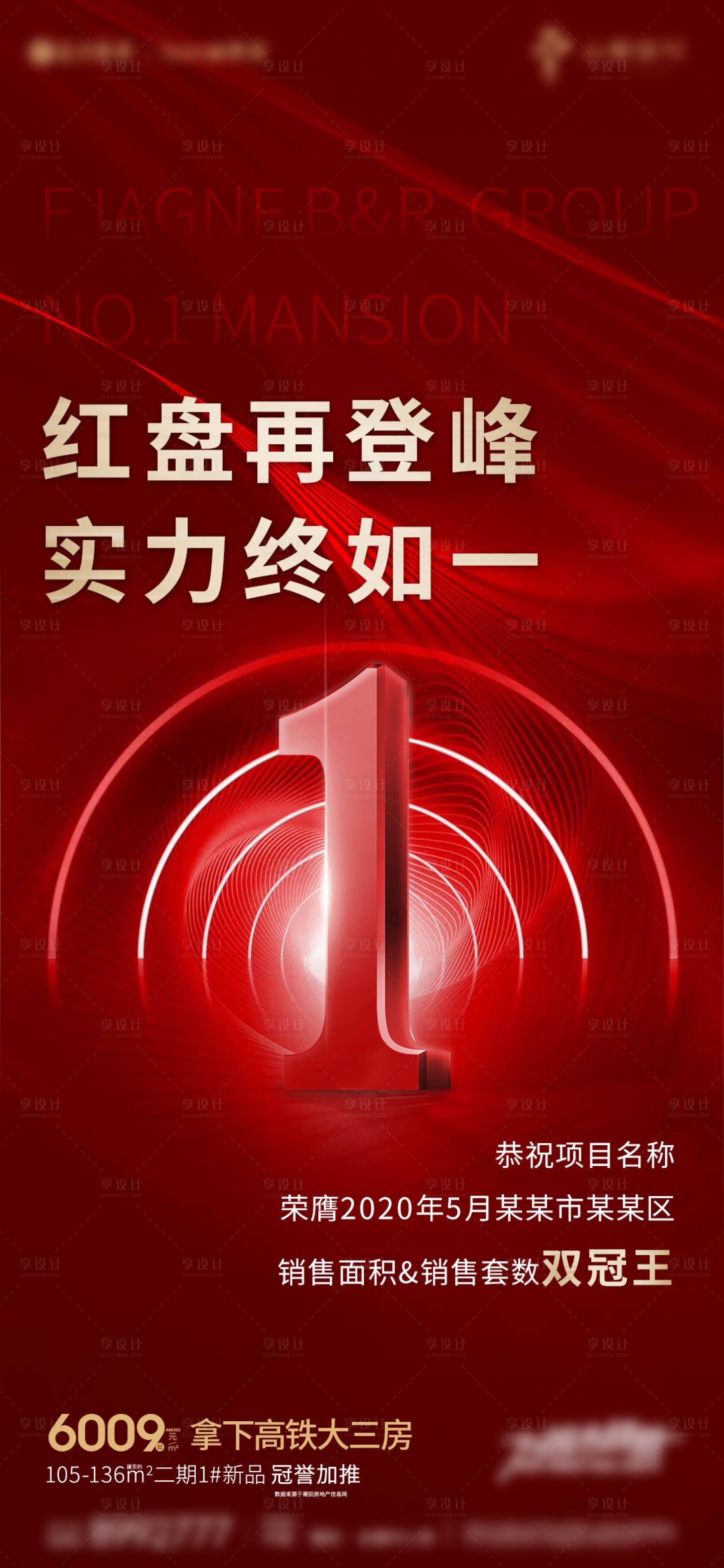 源文件下載【享設(shè)計(jì)】搜索編號：52360004495179128【地產(chǎn)紅盤熱銷海報(bào)】