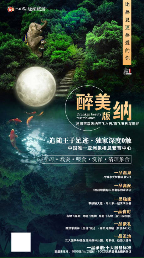 源文件下载【云南西双版纳旅游海报】编号：93430004480314196