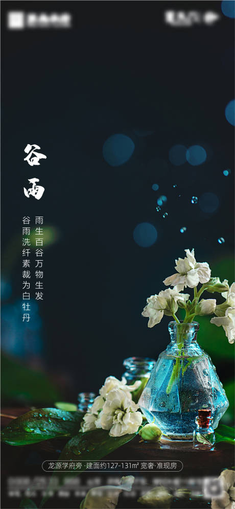 源文件下载【地产谷雨节气海报】编号：60440004323494522