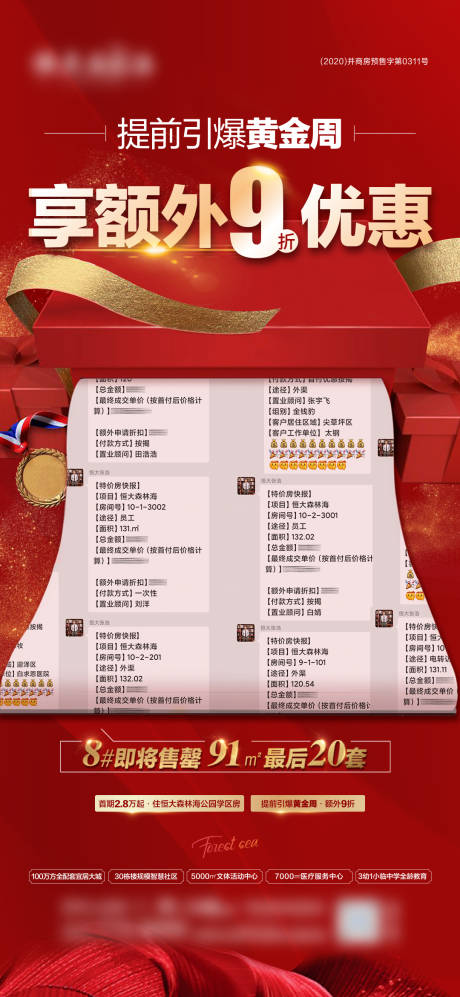 源文件下载【地产优惠政策热销快报红金海报】编号：50100004478815386