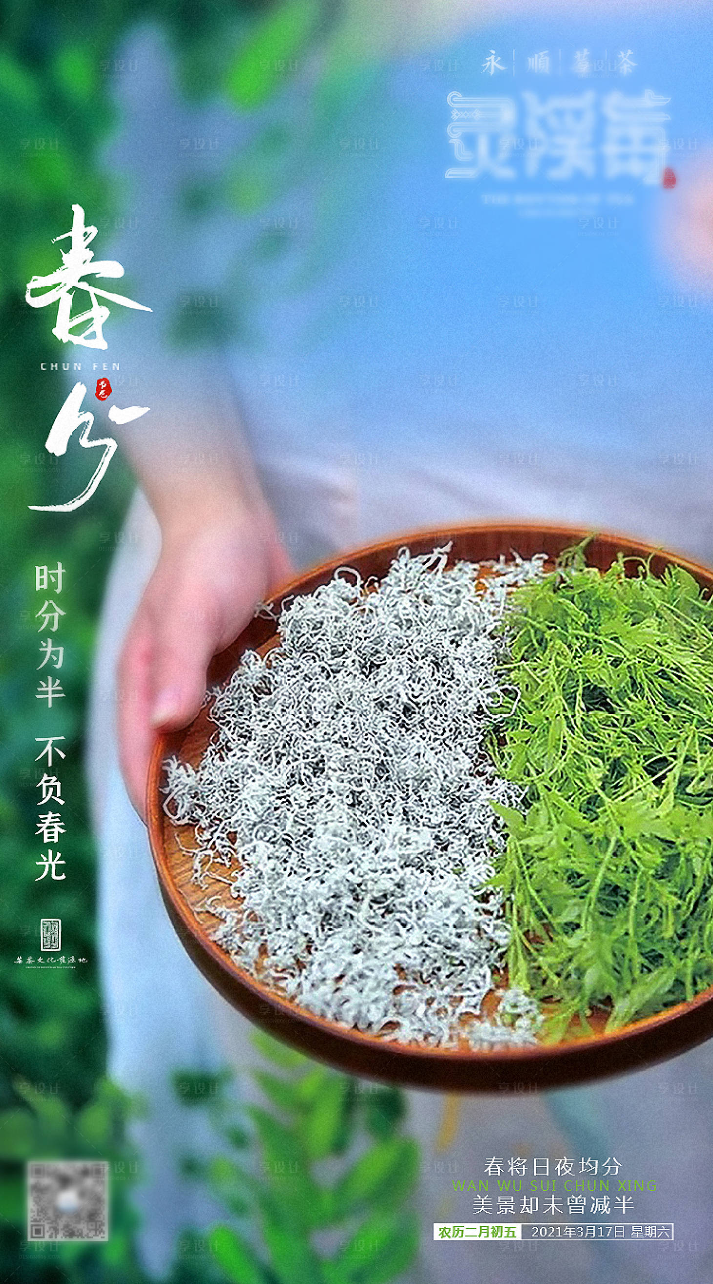 源文件下载【春分海报】编号：92180004304341569