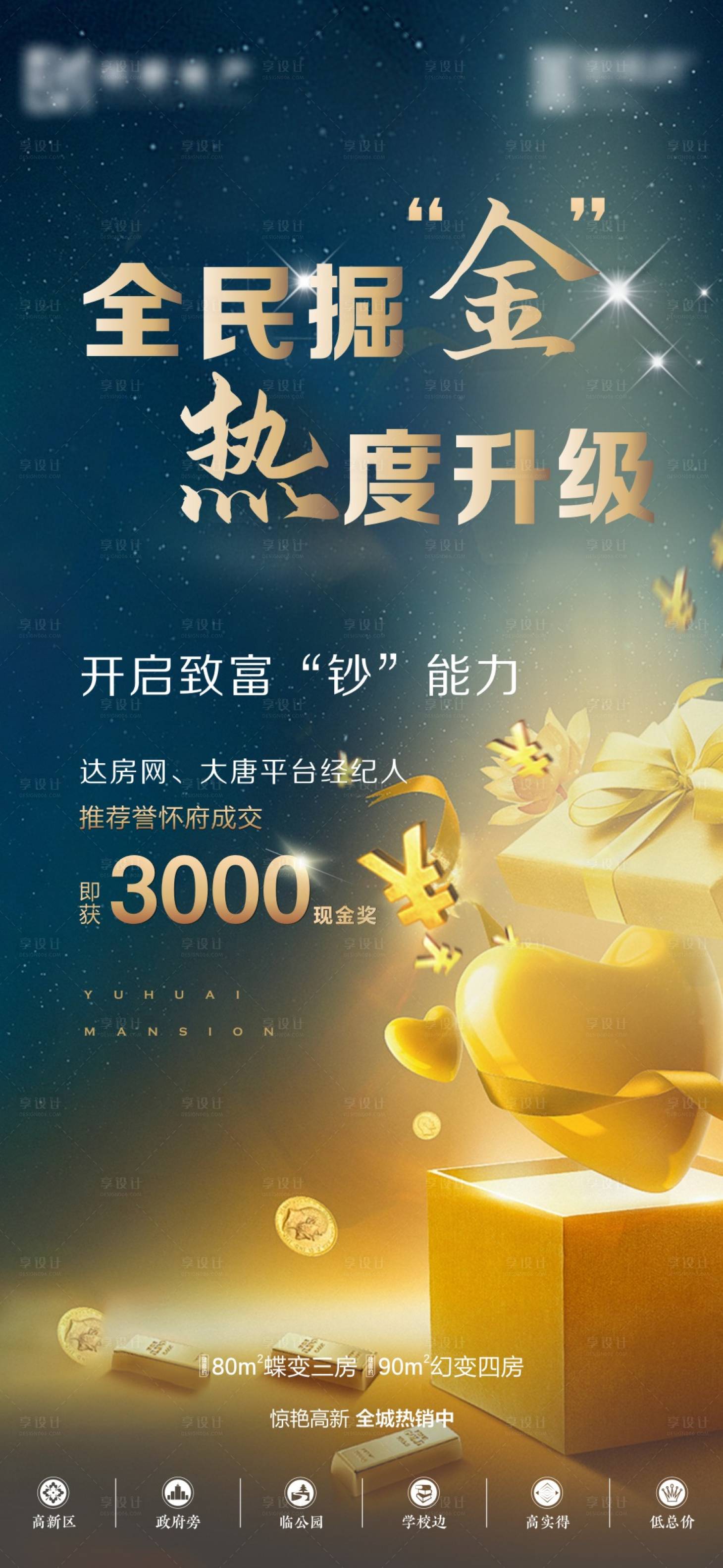 源文件下載【享設計】搜索編號：61970004443122662【地產經紀人推薦成交單圖】