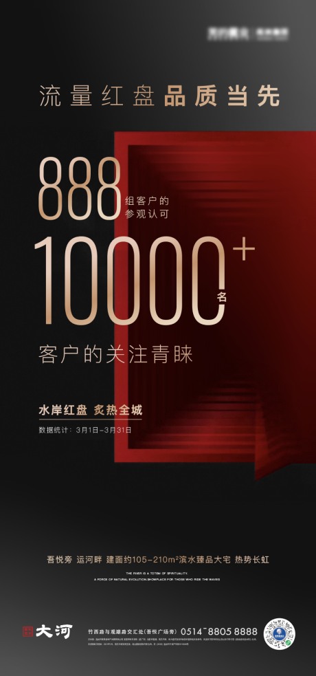 源文件下載【享設(shè)計(jì)】搜索編號：14640004142766325【地產(chǎn)熱銷到訪數(shù)字微信海報(bào)】