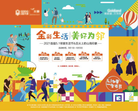 源文件下載【地產(chǎn)五一活動展板】編號：17130004495695703