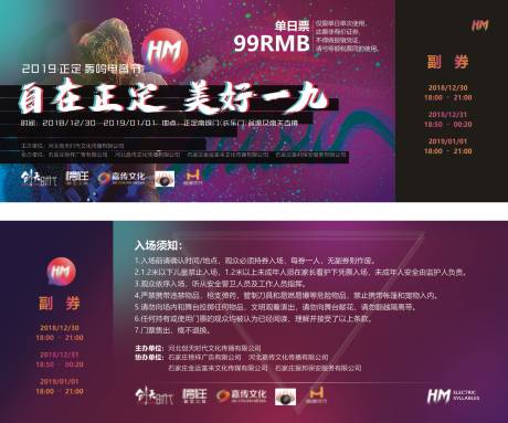 源文件下载【电音节音乐节入场券】编号：25110004148623711