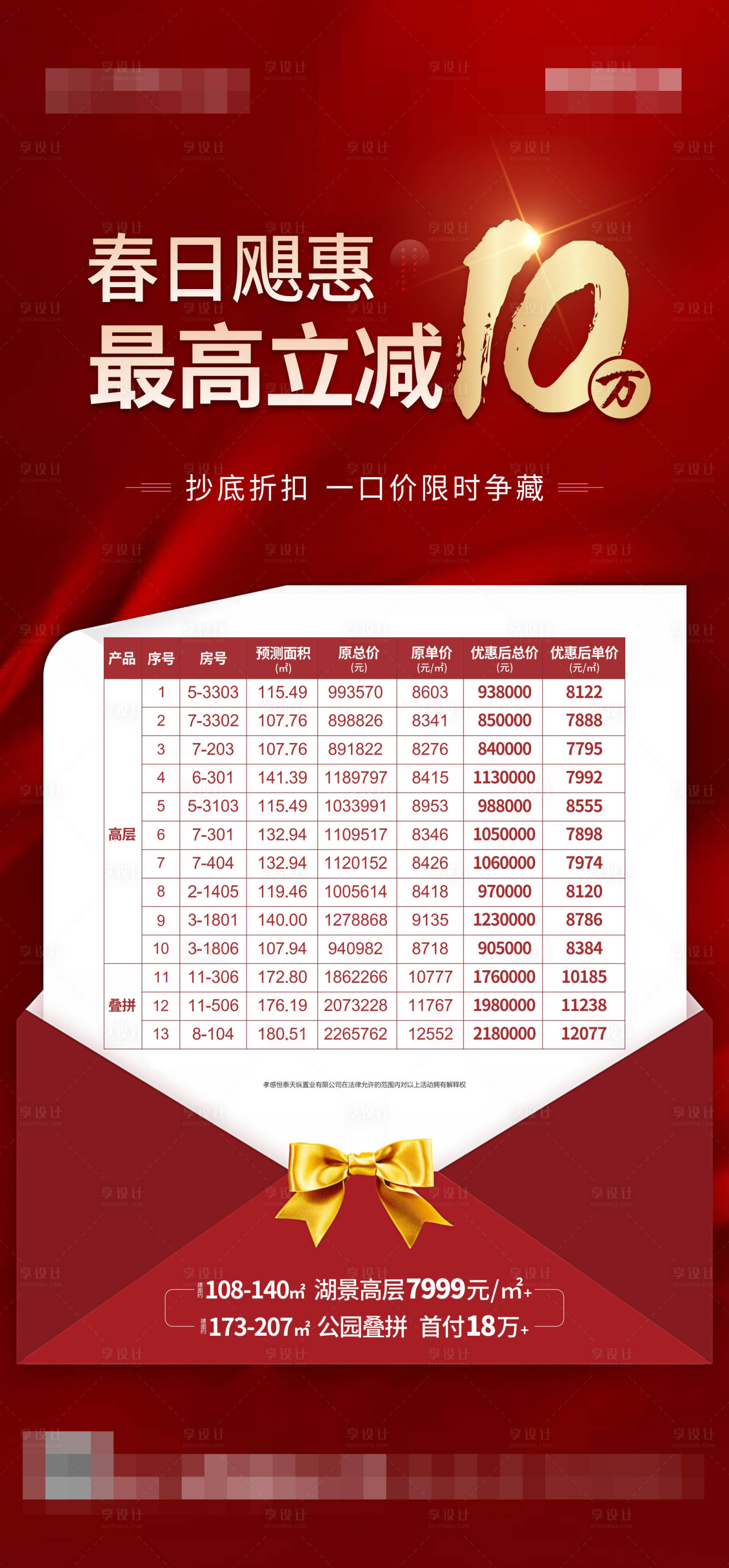源文件下載【享設(shè)計】搜索編號：17000004380902623【特價房單圖】