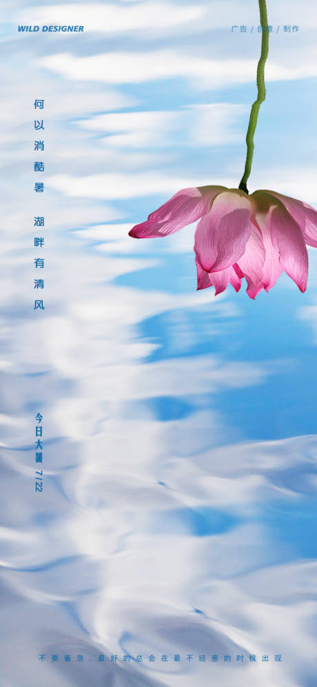 源文件下载【二十四节气大暑节气海报】编号：44970004218581440