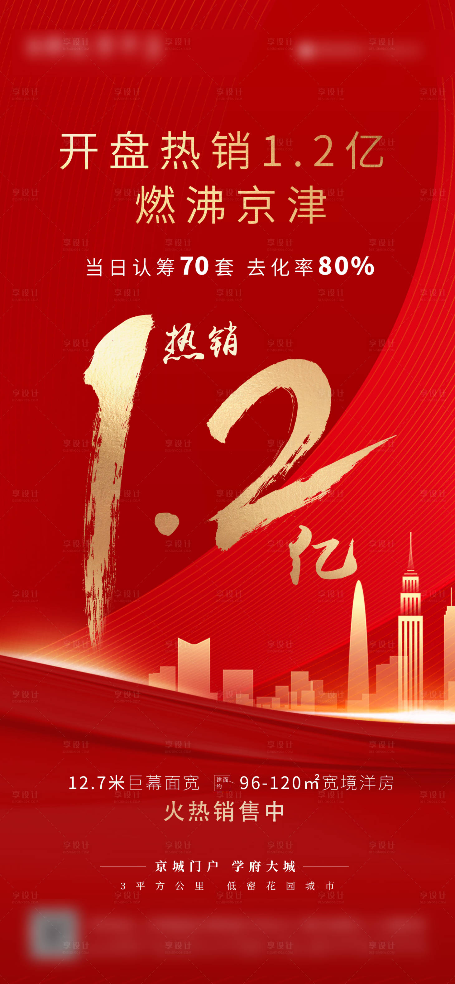 源文件下载【享设计】搜索编号：29030004296688307【地产开盘热销海报】