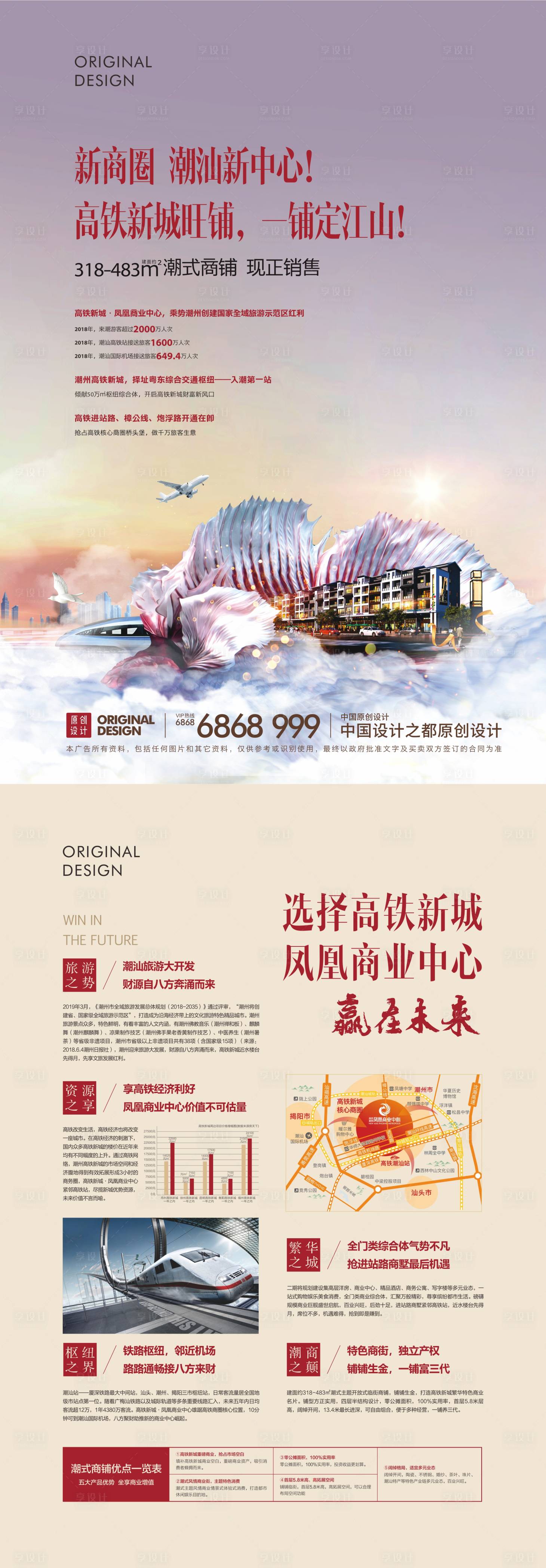 源文件下載【享設計】搜索編號：30260004339305512【房地產商業街DM宣傳單頁】