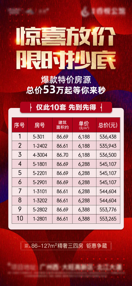 源文件下载【地产特价房海报】编号：13440004220997011