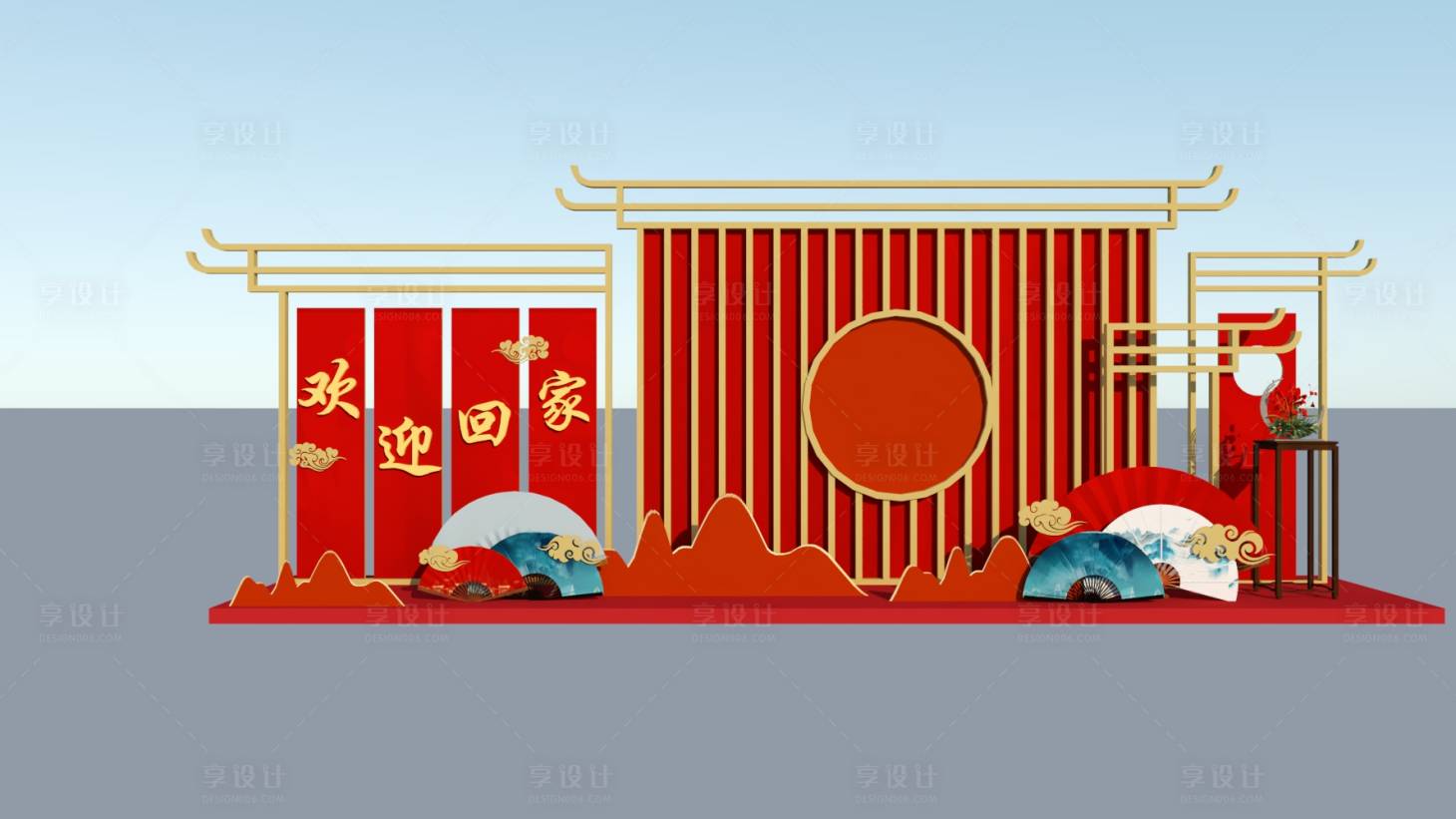 源文件下載【享設(shè)計】搜索編號：93360004196061784【地產(chǎn)美陳】
