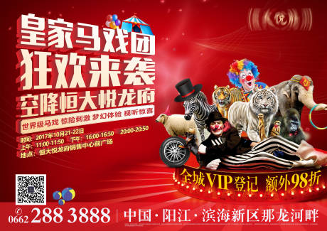 源文件下载【地产马戏团活动展板】编号：43340004267084548