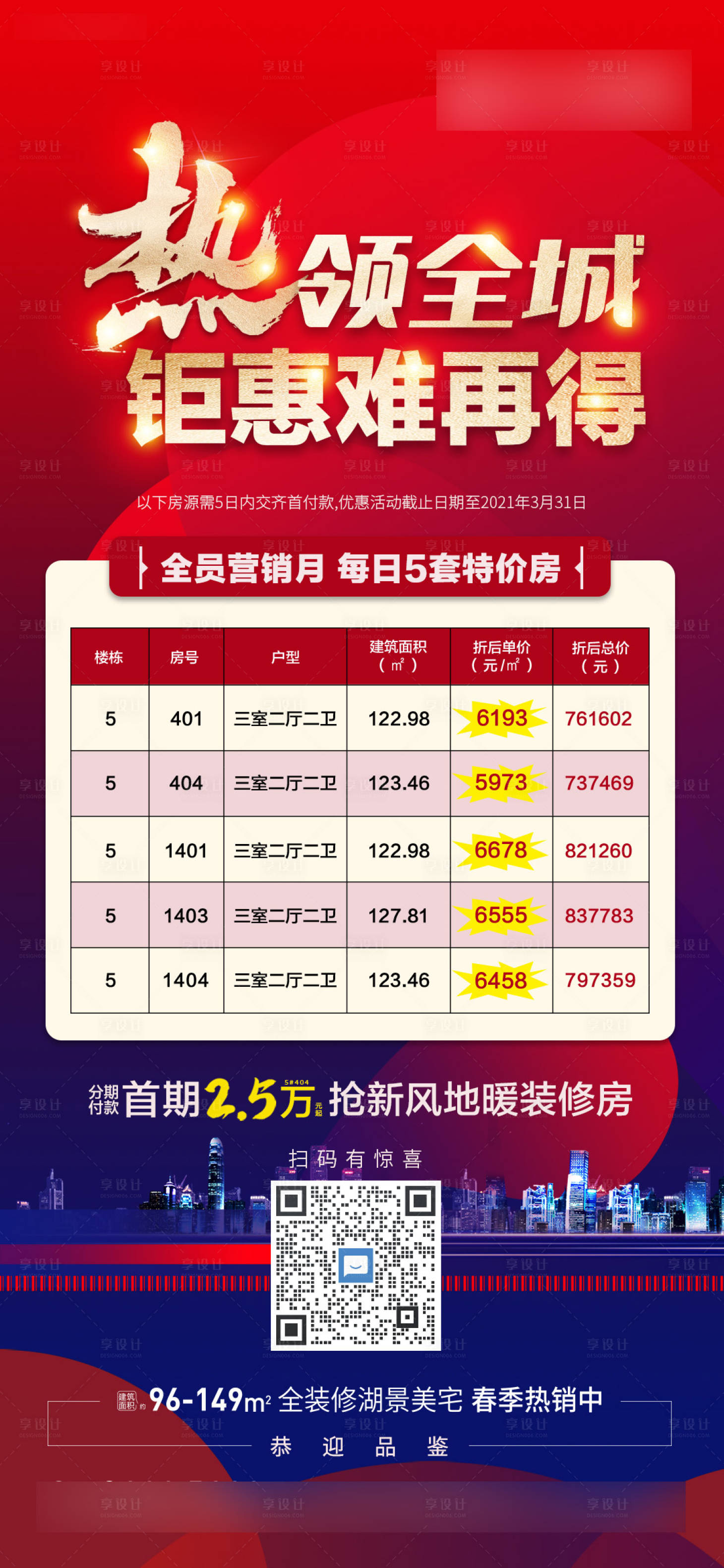 源文件下載【地產(chǎn)特價房海報】編號：87910004330753776
