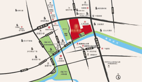 源文件下载【房地产区位图】编号：20210406144811681