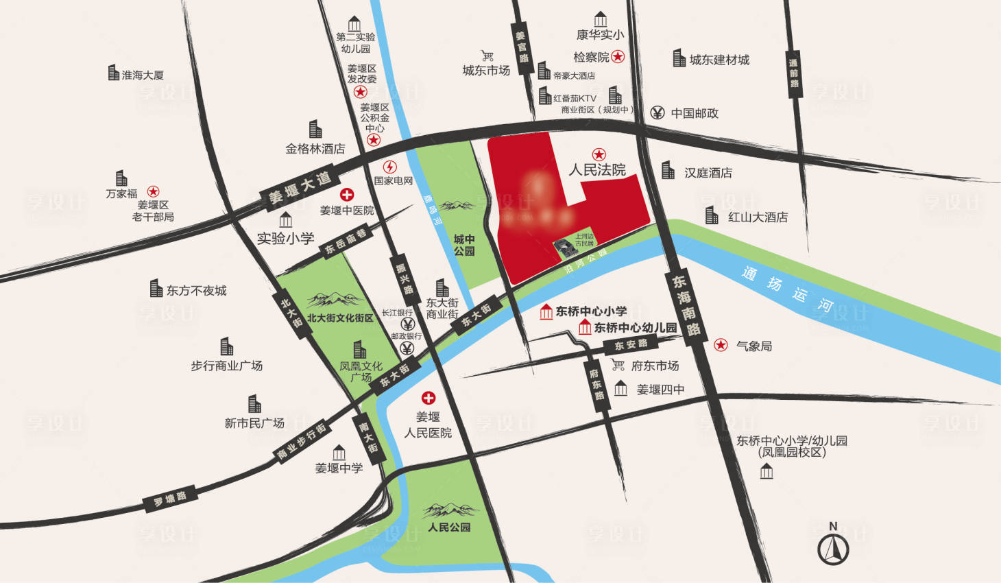 源文件下载【房地产区位图】编号：38700004146691921