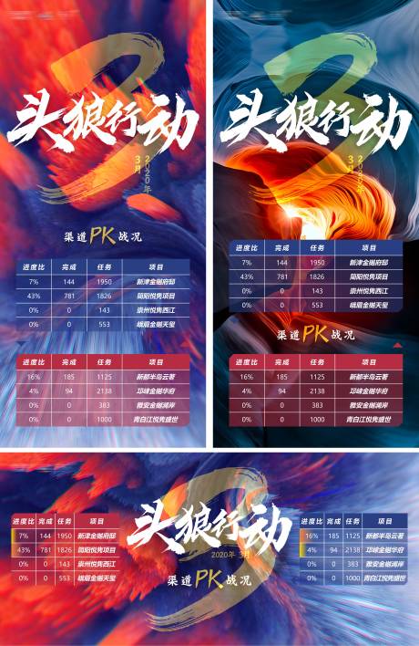 源文件下载【地产月度PK打榜大图海报】编号：49890004125312924