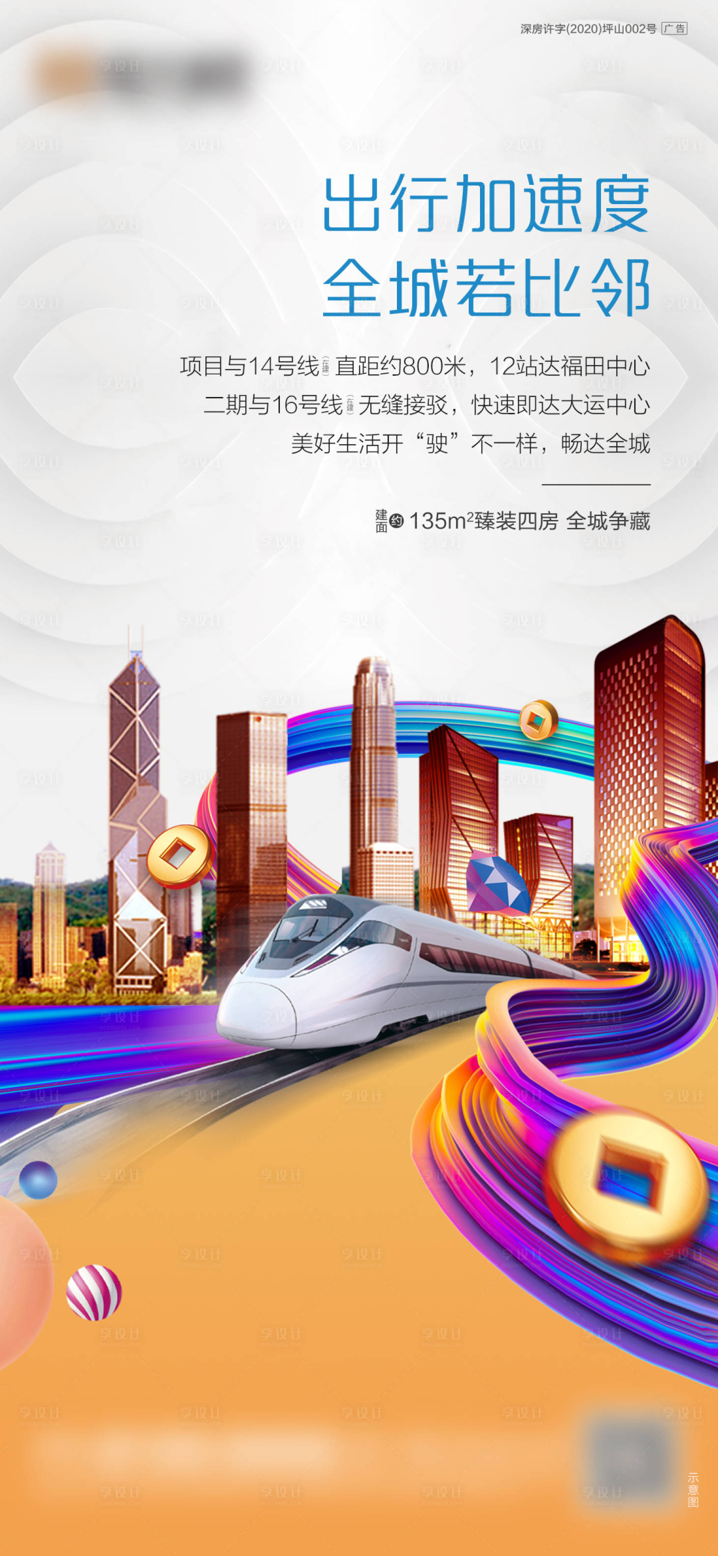 源文件下载【享设计】搜索编号：34920004156532354【地产商业价值单海报】