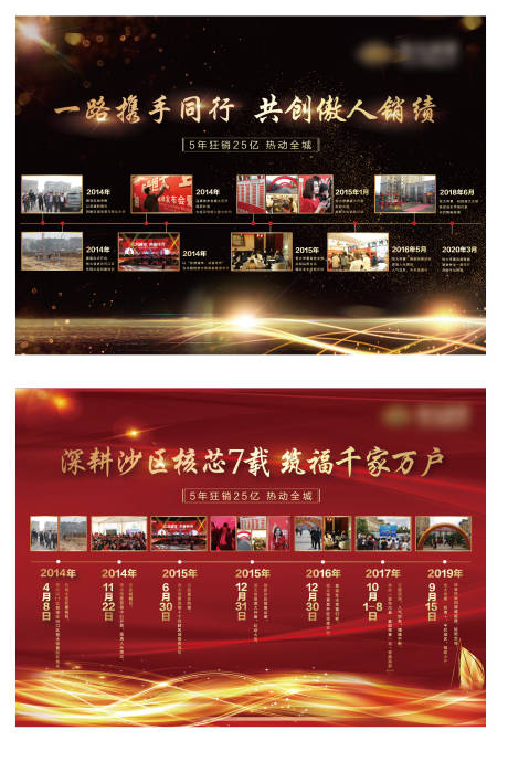 源文件下载【品牌历程墙】编号：82950004285863989
