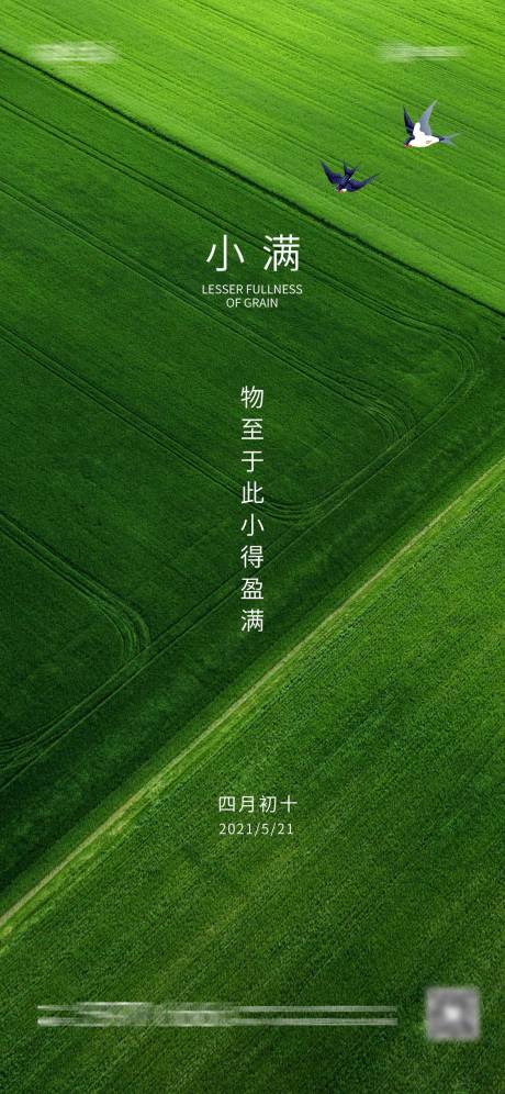 源文件下載【享設計】搜索編號：20710004361776180【小滿節氣海報】