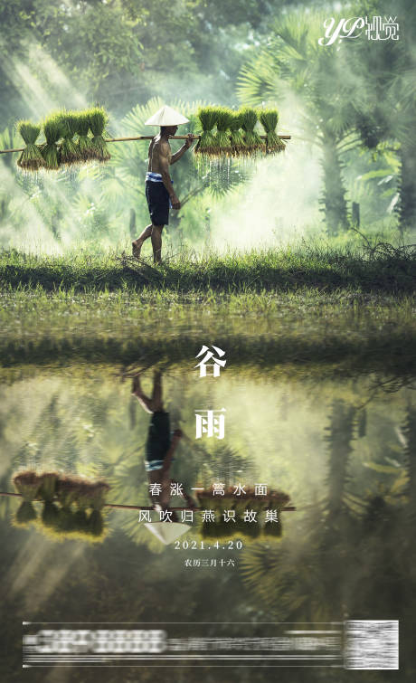 源文件下载【地产谷雨海报】编号：39270004157318660