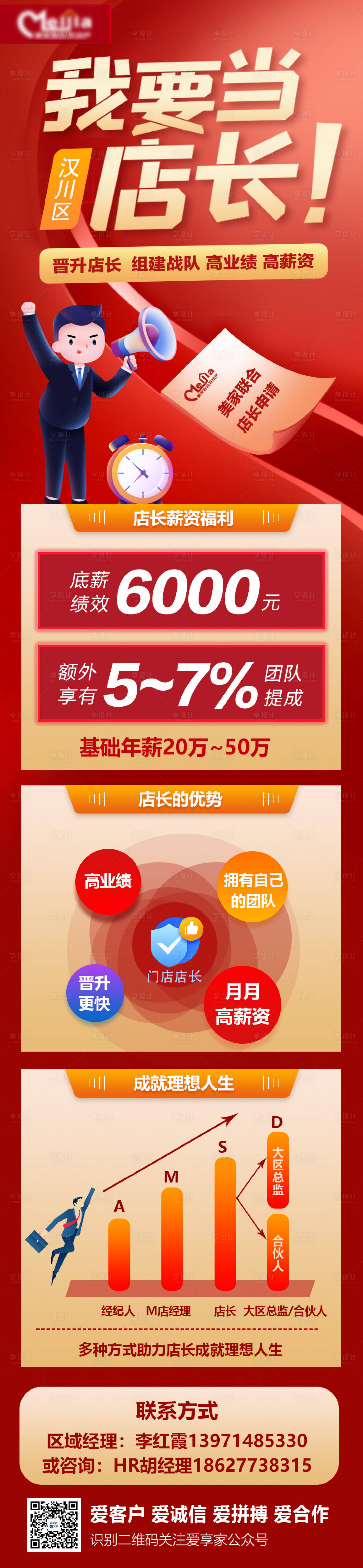 源文件下载【享设计】搜索编号：61800004421485005【我要当店长招募长图】