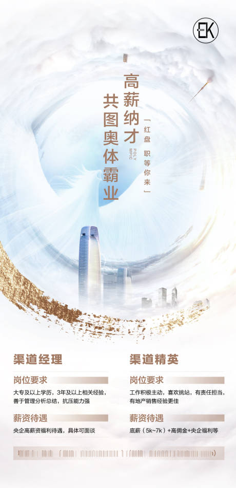 源文件下载【地产豪宅招聘单图】编号：57320004314124087