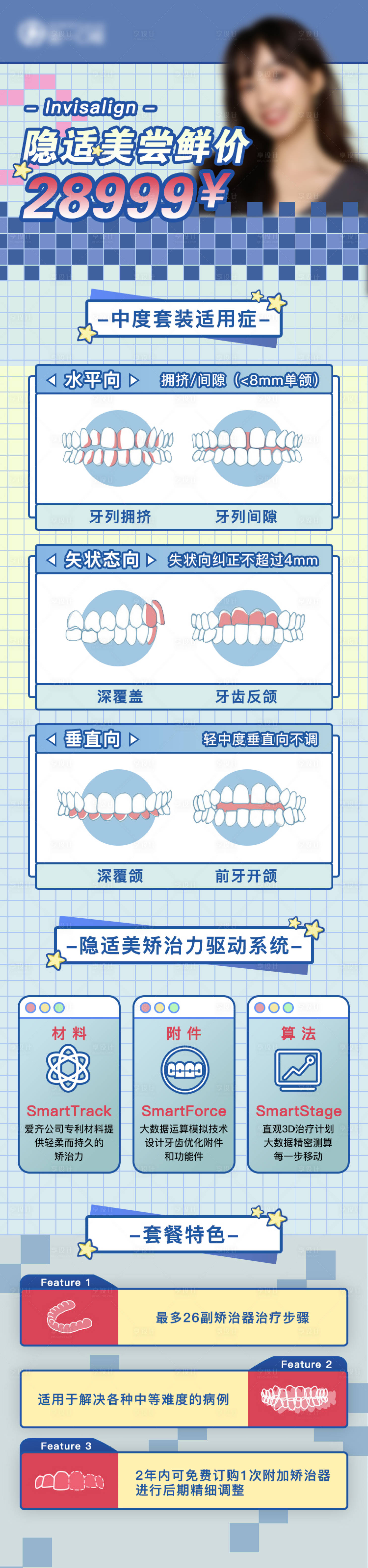 源文件下載【享設計】搜索編號：50930004386544873【牙齒矯正詳情頁】