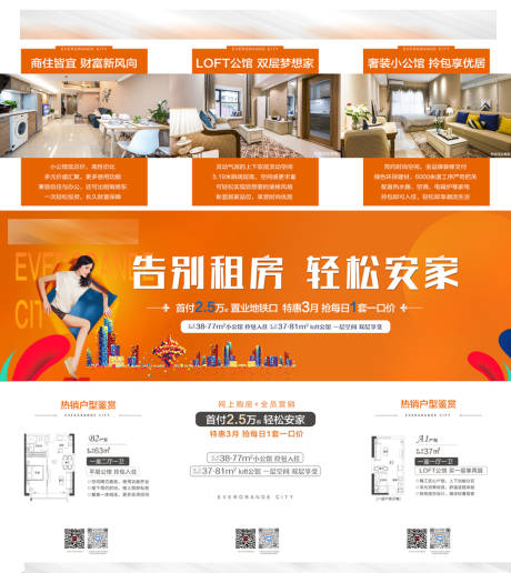源文件下载【告别租房轻松安家公寓三宫格 】编号：65150004118063519