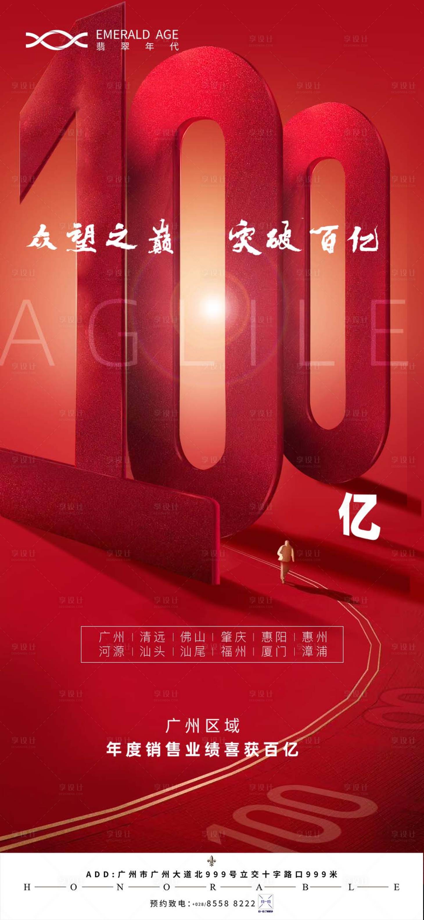 源文件下载【享设计】搜索编号：29830004477059500【地产红色热销海报】
