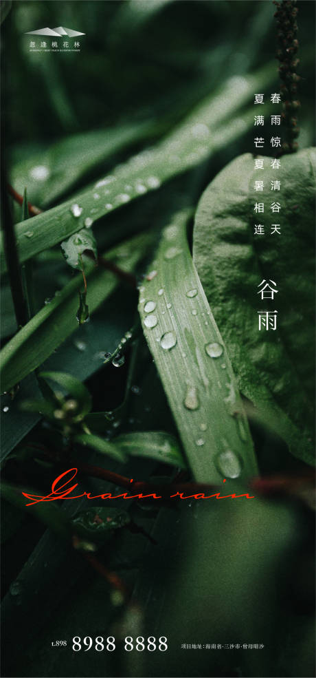 源文件下载【谷雨节气海报】编号：31610004172132449