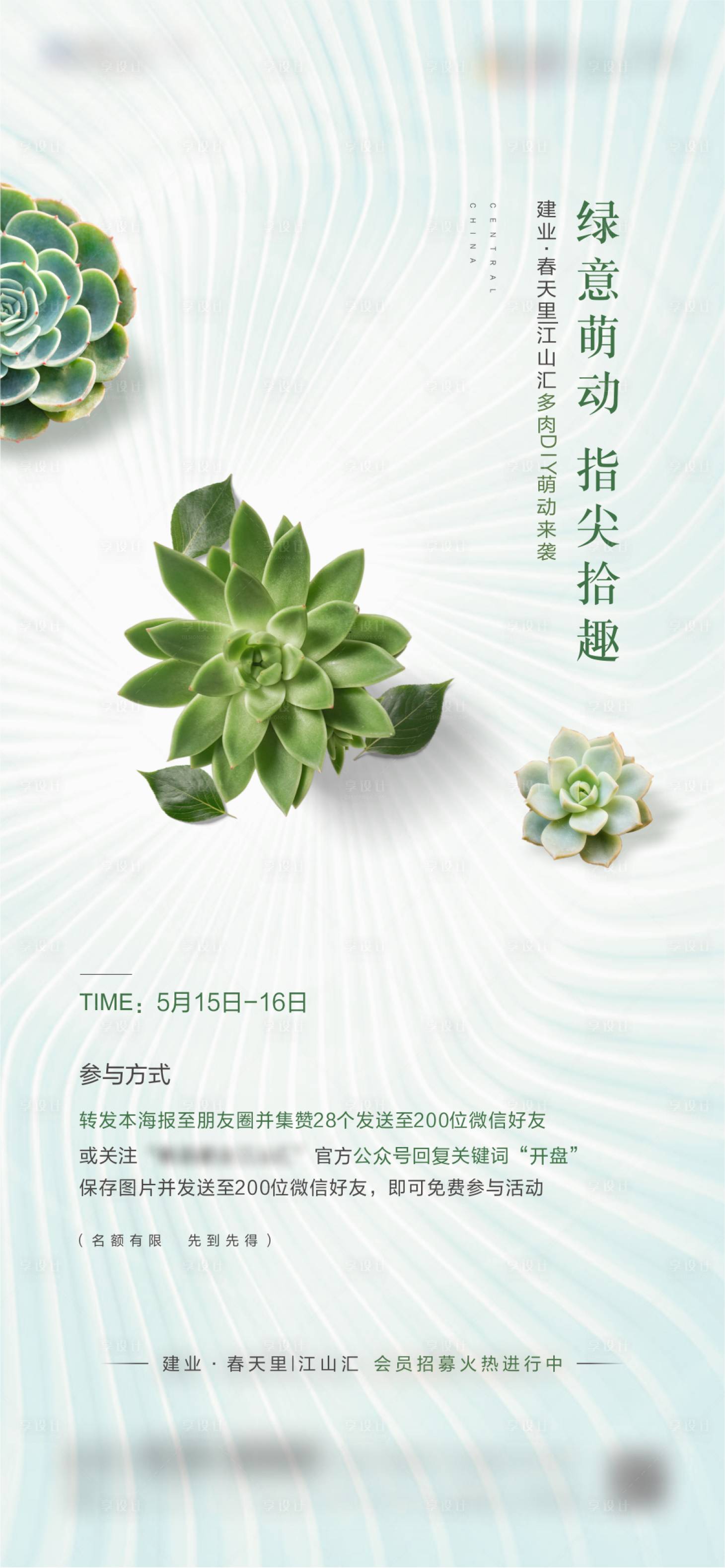 源文件下载【多肉暖场活动】编号：85290004635886474