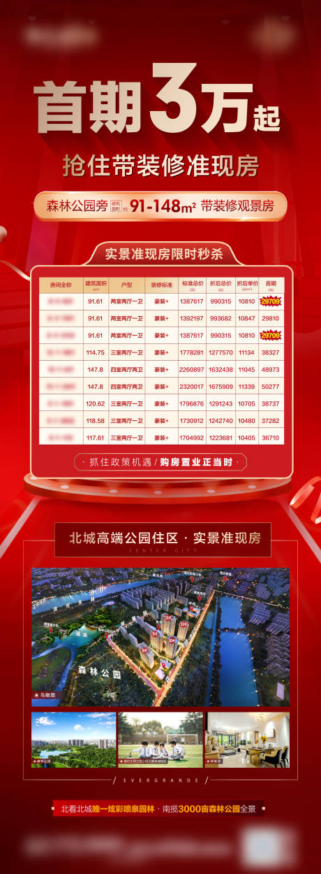 源文件下载【地产红色热销特价房配套海报】编号：96660004640576999