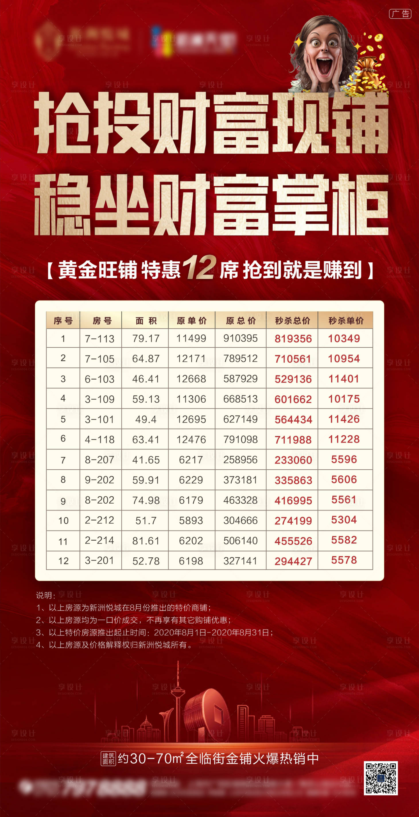 源文件下載【地產商鋪特價房活動海報】編號：89100004520399826