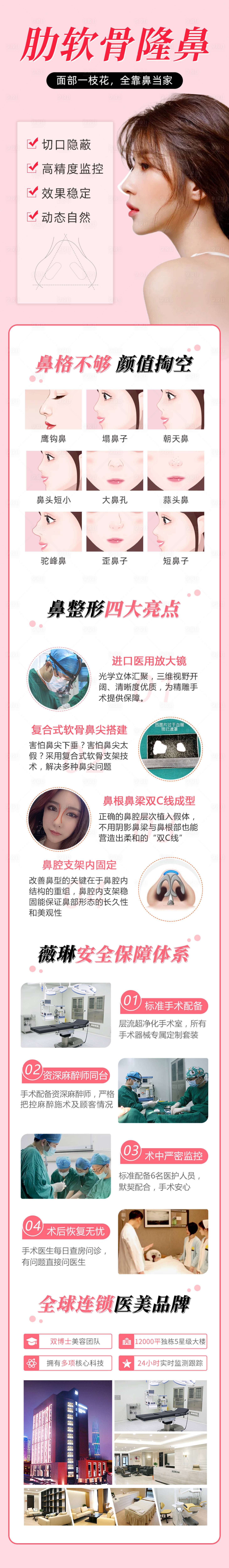 源文件下載【享設計】搜索編號：49850004587924667【肋軟骨隆鼻醫美詳情頁】