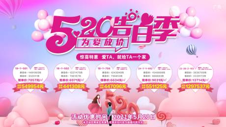 源文件下載【520特價房廣告展板】編號：35240004767214182