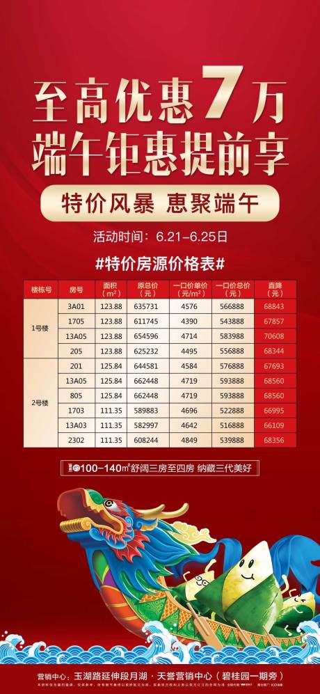 源文件下载【地产端午节微信海报】编号：63180004900404960