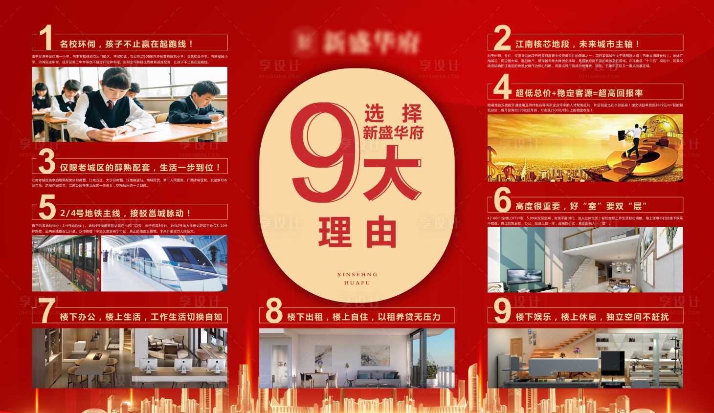 源文件下載【享設計】搜索編號：56090004829106332【地產九大賣點】
