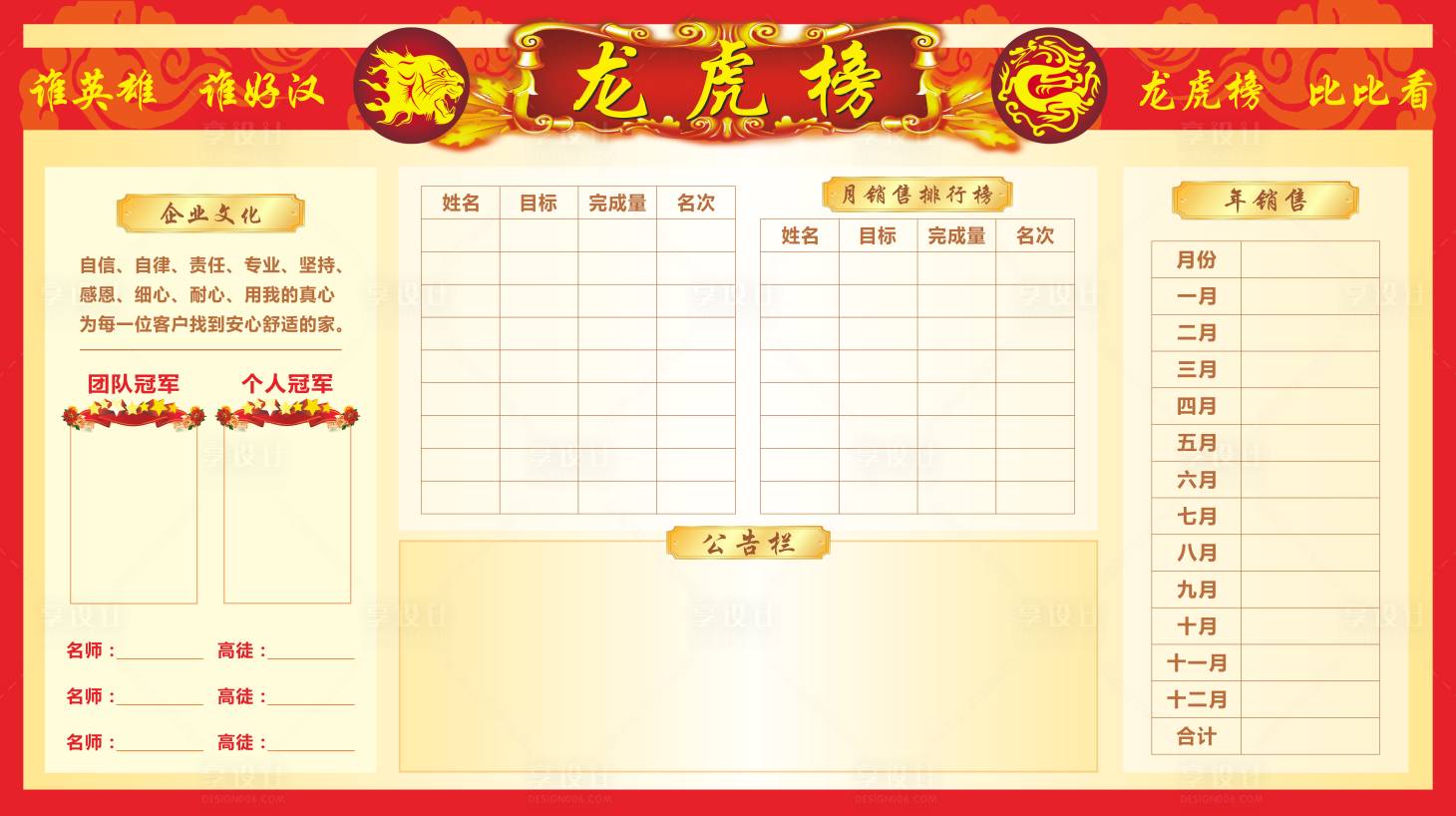 源文件下載【地產銷售龍虎榜背景板】編號：21640004806229409