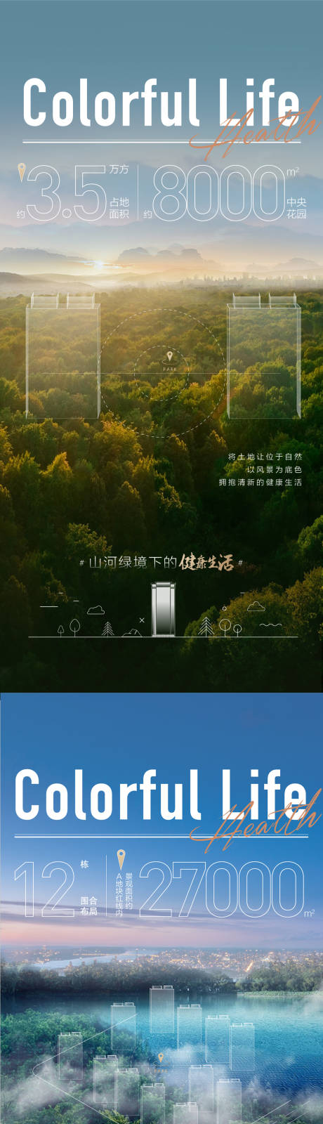 源文件下载【地产公园价值点系列海报】编号：10200004624079420