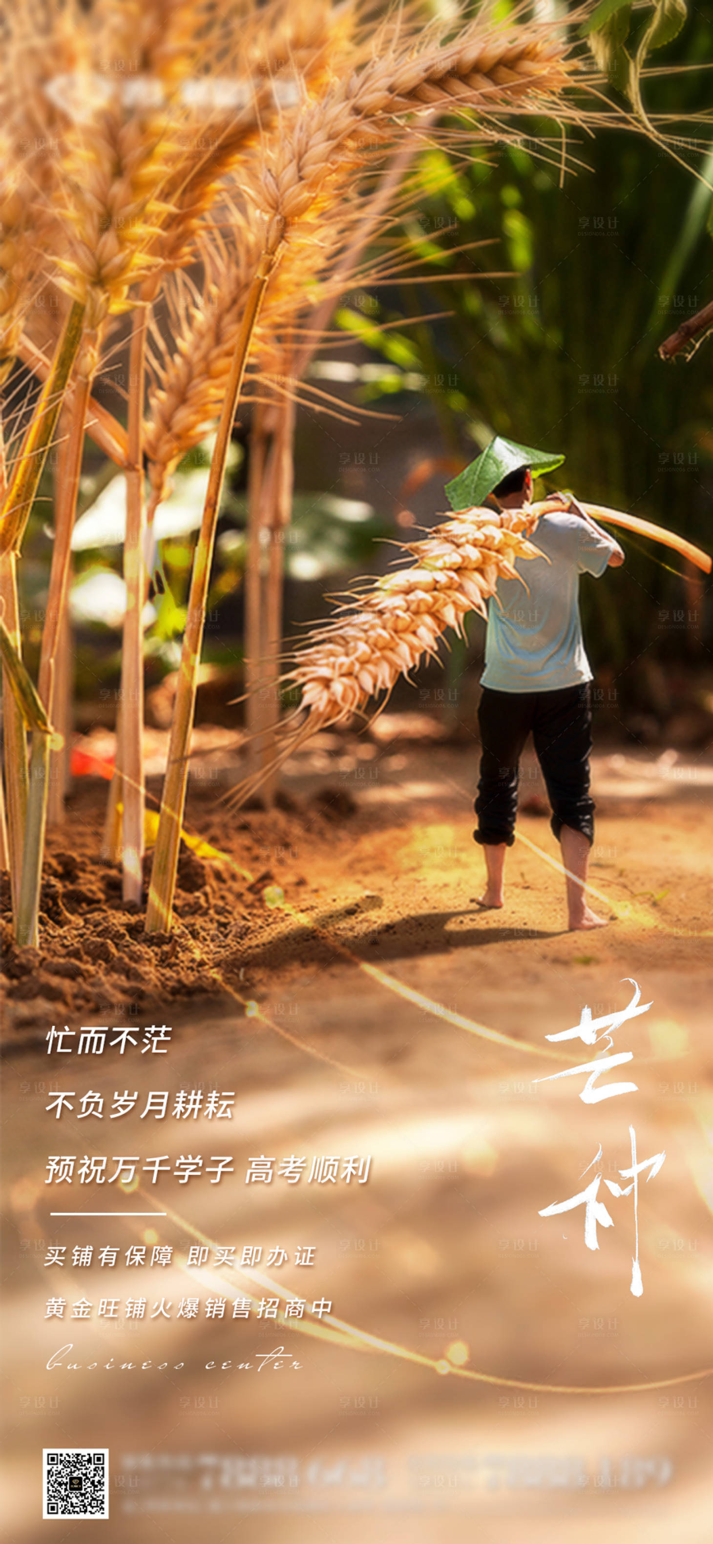 源文件下载【地产芒种节气海报】编号：22780004902657259