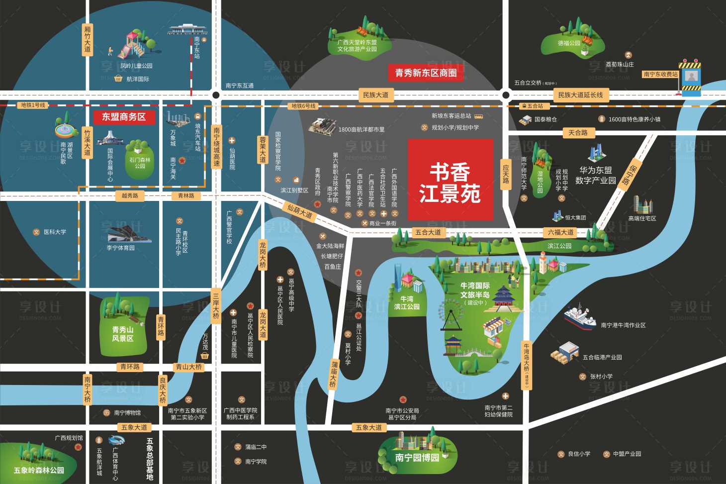 源文件下载【地产区位图】编号：87920004807429495