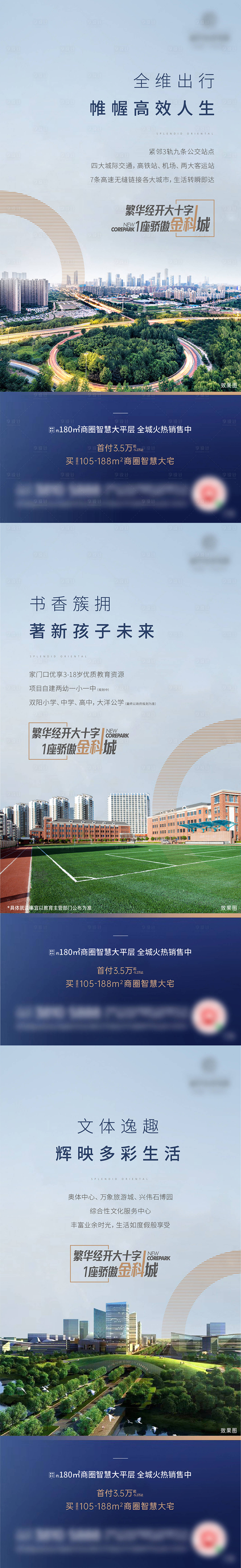 源文件下载【房地产配套价值刷屏海报】编号：77960004635472396